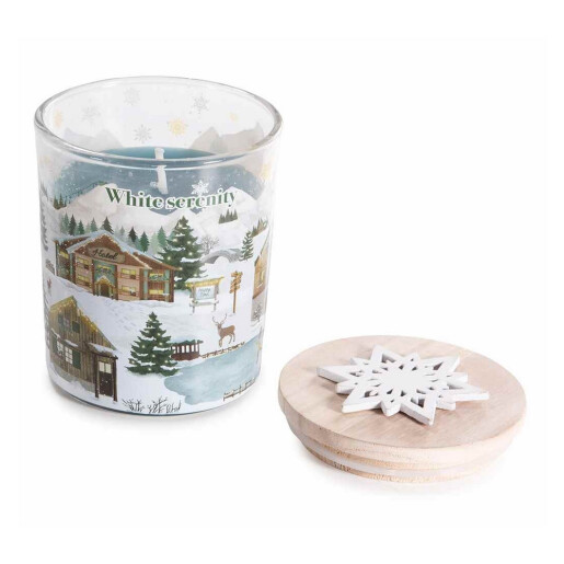 Lumanare parfumata Craciun aroma Starry Night, White Serenity Ø 7 cm x 8,5 H