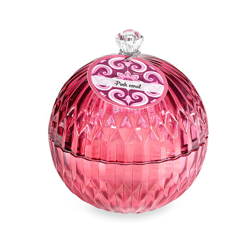 Lumanare parfumata in borcan aroma Iasomie, Trandafiri Ø 11 cm x 12,5 H