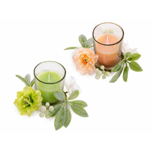 Set 4 lumanari parfumate Ø 10 cm x 6,5 H