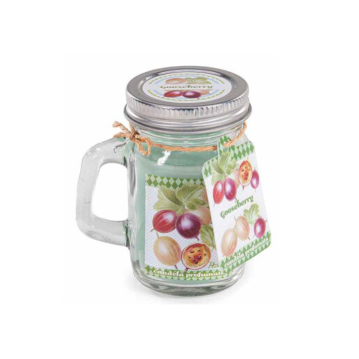 Lumanare parfumata in borcan aroma Agrise cm 7 x 5 x 8,5 H