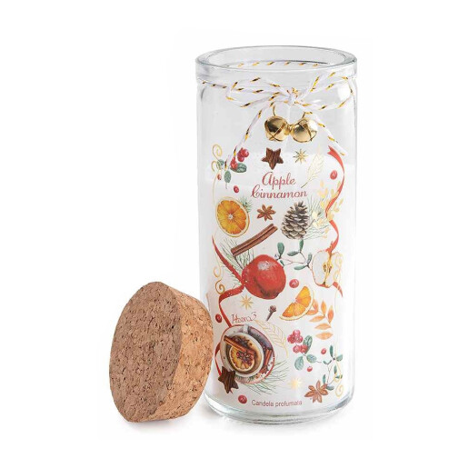 Lumanare parfumata Craciun aroma Mar si Scortisoara II Ø 6 cm x 14,5 H
