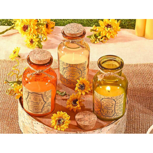 Set 3 lumanari parfumate in borcan Ø 5,5 cm x 11 H