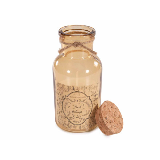 Lumanare parfumata in borcan sticla Fresh Feelings Ø 5,5 cm x 11 H