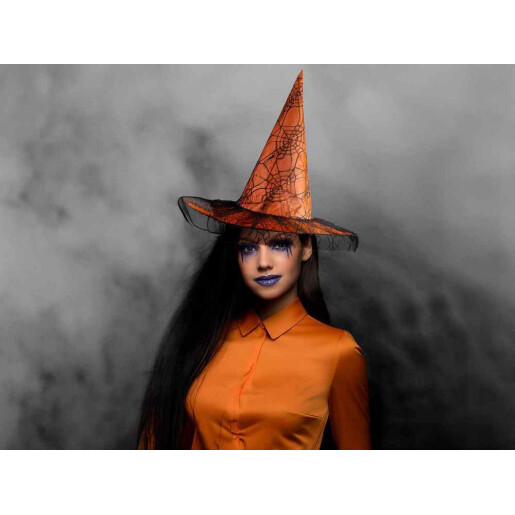 Set 2 palarii Halloween poliester multicolor Ø 43 cm x 38 H