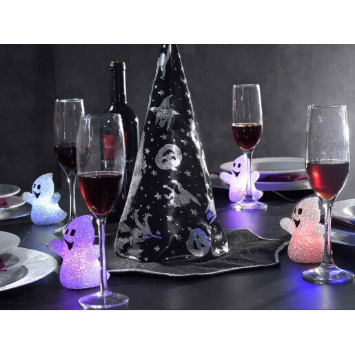 Set 3 palarii Halloween poliester multicolor III Ø 39 cm x 34 H