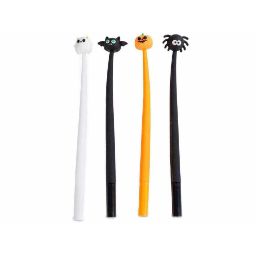 Set 4 pixuri cu personaje de Halloween cm 20,5 H