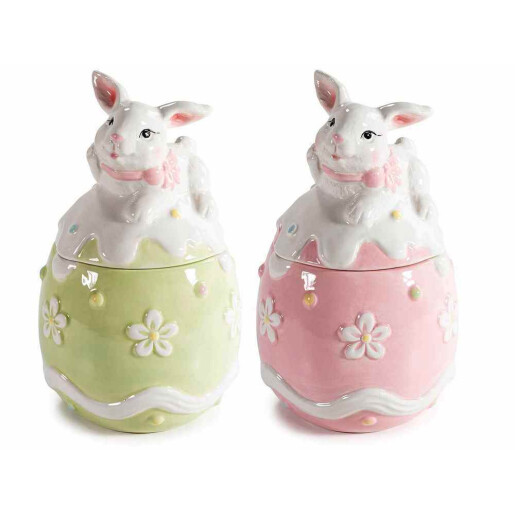 Set 2 borcane Paste ceramica multicolora  Ø 10,5 cm x 17,5 H