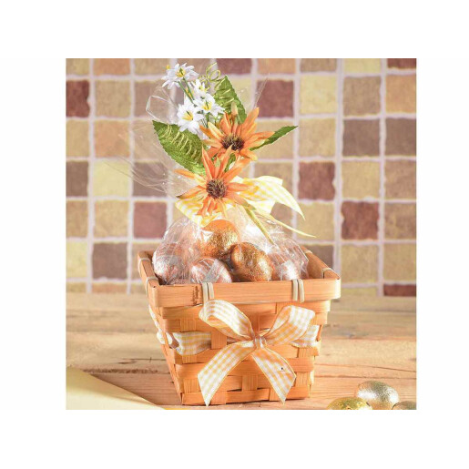 Set 12 cosuri bambus multicolor 12x12x8.5 cm