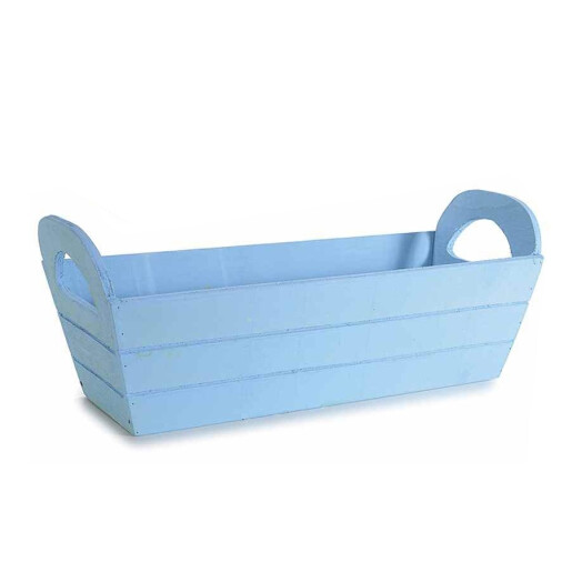 Cos lemn albastru 31,5 x 12 x 8,5 H