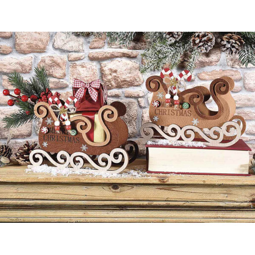 Set 2 Saniute decorative textil multicolor 20x9x14.5 cm