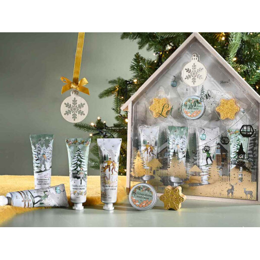 Set cadouri cosmetice Craciun 27.5x3.5x30 cm