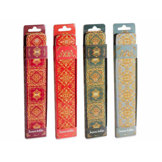 Set 4 suporturi betisoare parfumate lemn mango multicolor cm 5 x 26 H