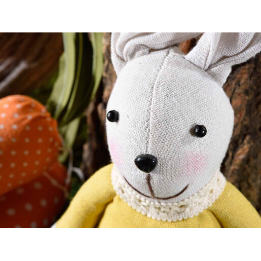 Figurina Iepuras Fetita Paste textil 11x7x60 cm