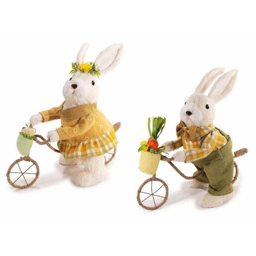 Set 2 figurine Iepurasi Paste 29x16x30H 