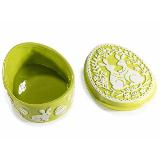 Set 3 Oua Paste ceramica multicolora cm 14 x 17 x 8,5 H