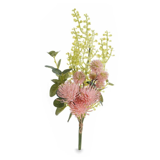 Floare artificiala roz verde 46 cm