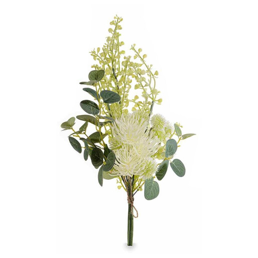 Floare artificiala alba verde 46 cm