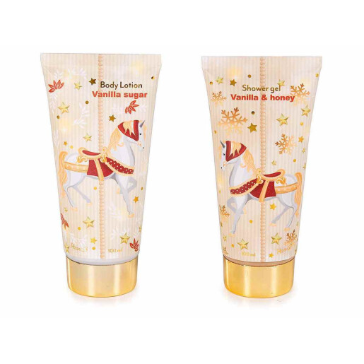 Set cosmetice cadou Craciun 14x4.5x17 cm