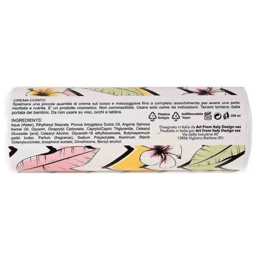 Crema hidratanta corp aroma Florala Ø 5 cm x 17 H, 250 ml