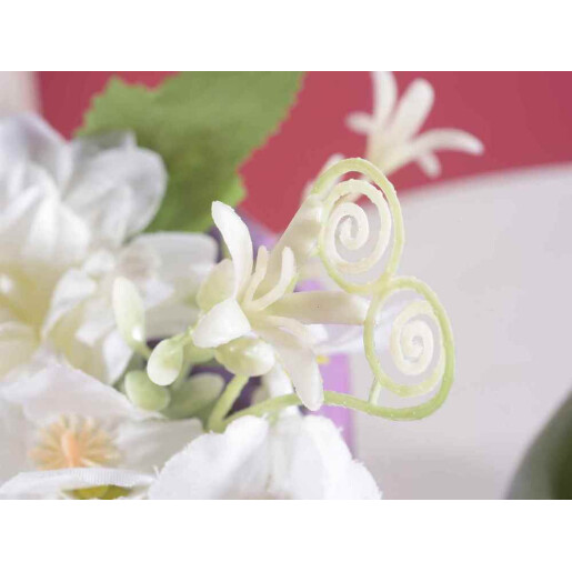 Buchet Dalia artificiala multicolor 30 cm