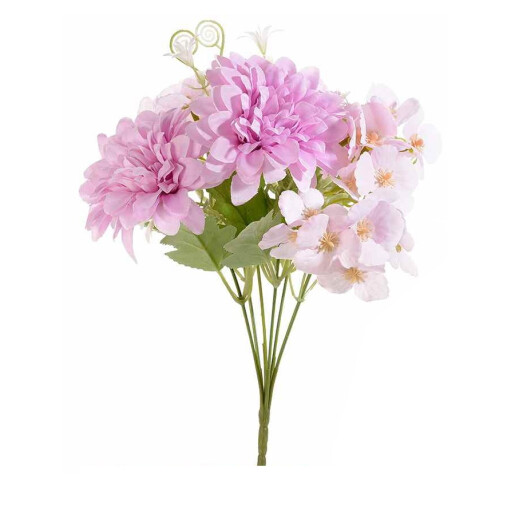 Set 3 buchete Dalia artificiala 30 cm