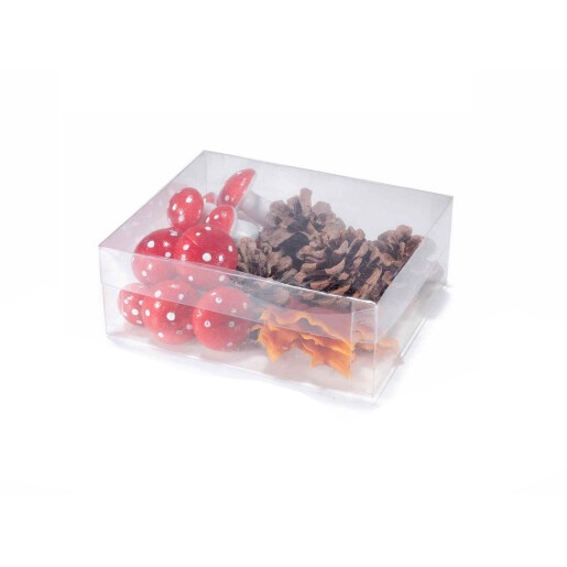 Set 20 Ciupercute, Conuri, Frunze 3x3.5 cm, 8x8 cm, 5x4.5 cm