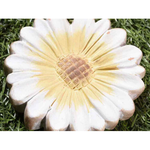 Set 4 decoratiuni Fetita Floare ceramica multicolora Ø 8,5 cm, 14 cm