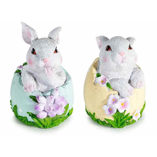 Set 2 decoratiuni Paste polirasina multicolora cm 9 x 10 x 14 H