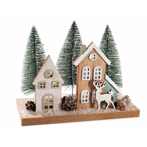 Decoratiune Craciun cm 24 x 10 x 18 H