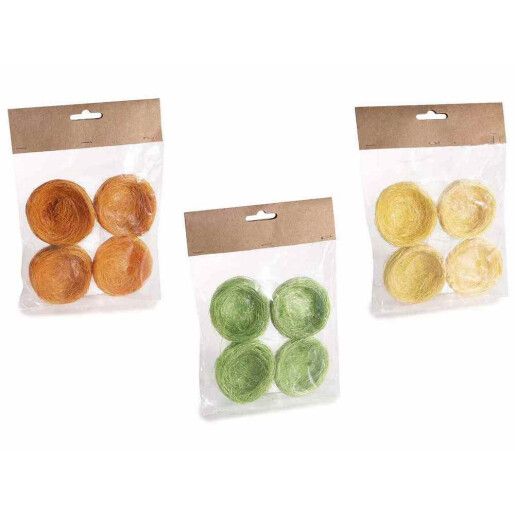 Set 12 decoratiuni cuib Paste Ø 6 cm