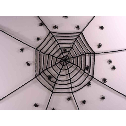 Panza Paianjen Halloween textil negru Ø 65cm