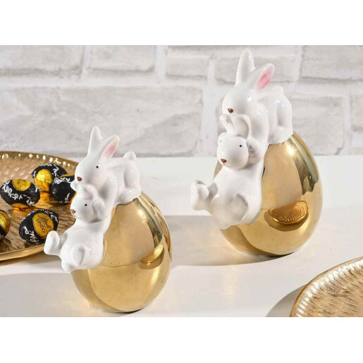 Set 2 decoratiuni Paste 11x8x15 cm, 9x7x12.5 cm