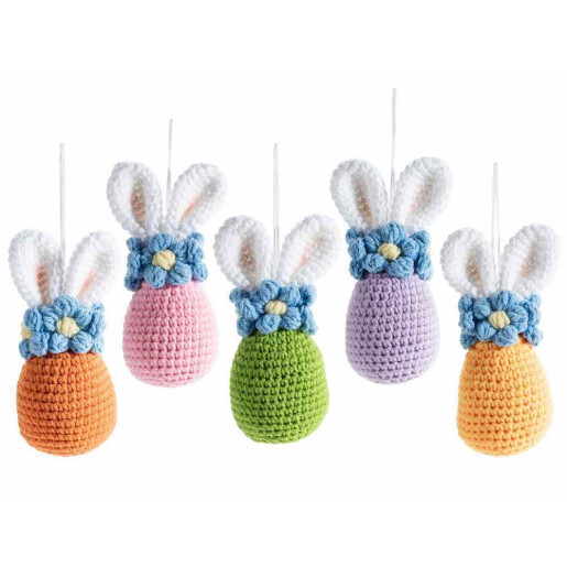 Set 5 Oua Paste textil multicolor Ø6x15H