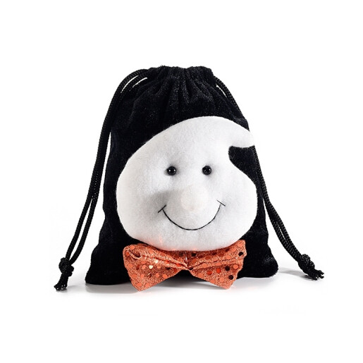 Set 4 saculeti dulciuri Halloween catifea multicolora Befana 14,5x18 H