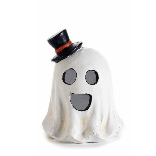 Set 2 figurine Halloween Fantoma teracota multicolora cu led Ø 13,5 cm x 21 H