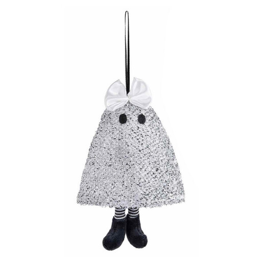 Decoratiune Halloween Fantoma textil multicolor II cm 17 H