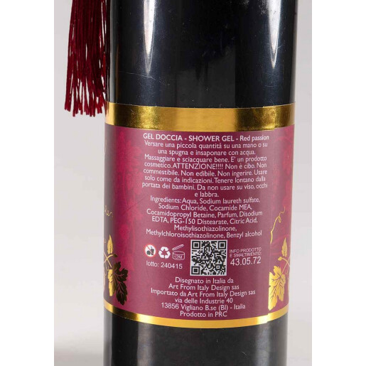 Gel dus aroma Red Passion Ø 6 cm x 26,5 H, 530 ml
