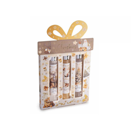 Set 3 geluri dus, cadou Craciun cm 16,5x3x25 H