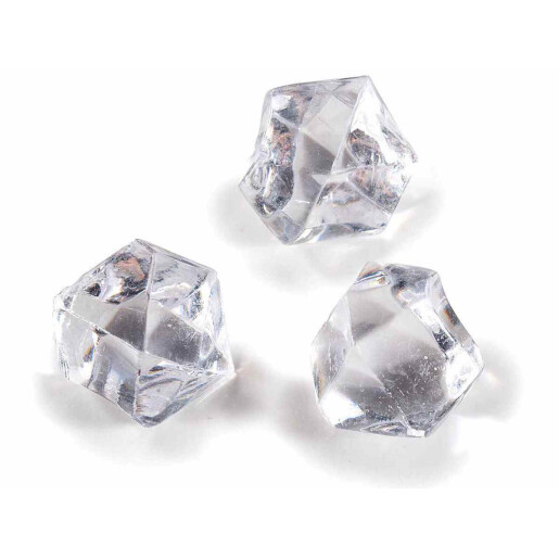 Set 150 diamante gheata decorativa 1.5 cm