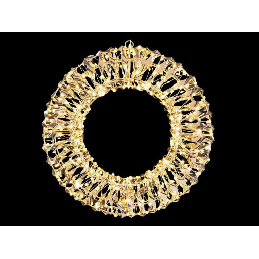 Coronita metal 480 leduri, 40 cm