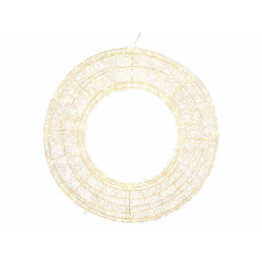 Coronita metal 960 leduri, 60 cm