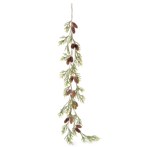 Ghirlanda Craciun brad artificial conuri 1.25 m