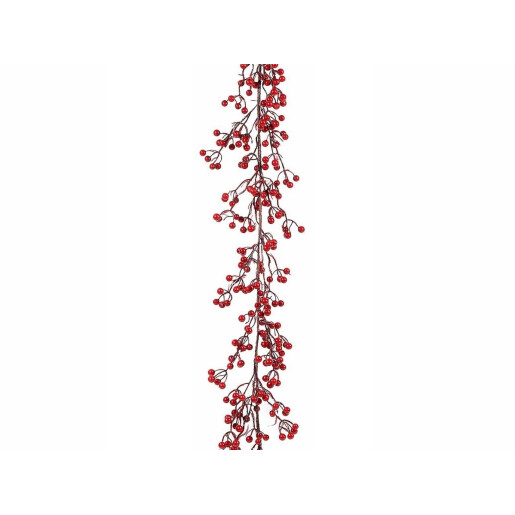 Ghirlanda Merisoare artificiale rosii 1.36 m