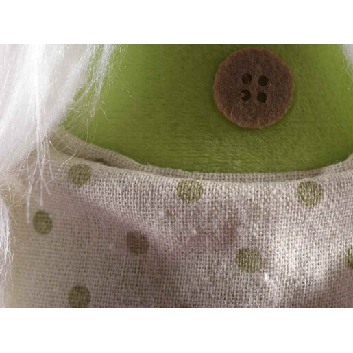 Set 2 figurine Gnomi textil multicolor 17x11x47 cm 