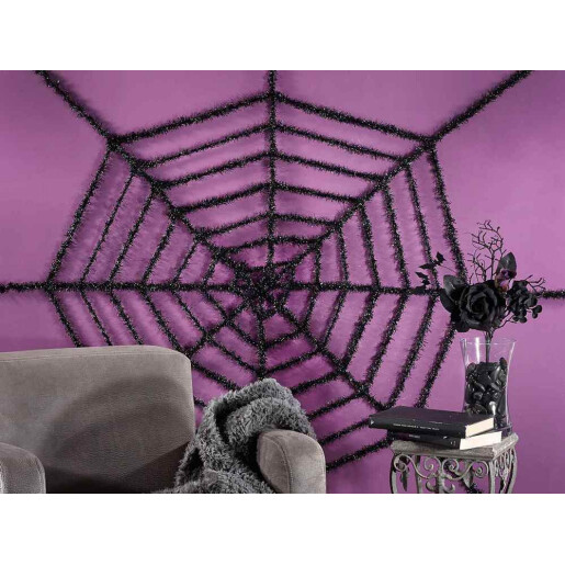 Panza Paianjen Halloween textil negru Ø 85 cm
