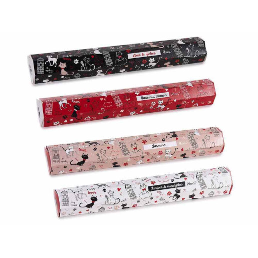 Set 56 betisoare parfumate cu suporturi lemn, multiarome cm 3 3 x 21 H