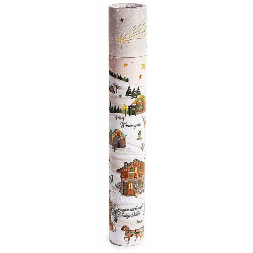 Set 30 betisoare parfumate cu suport lemn aroma Winter Spice Ø 4,5 x 29 H