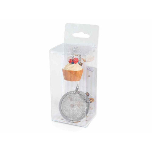 Set 4 infuzoare ceai otel polirasina Cake 4 x 18 H