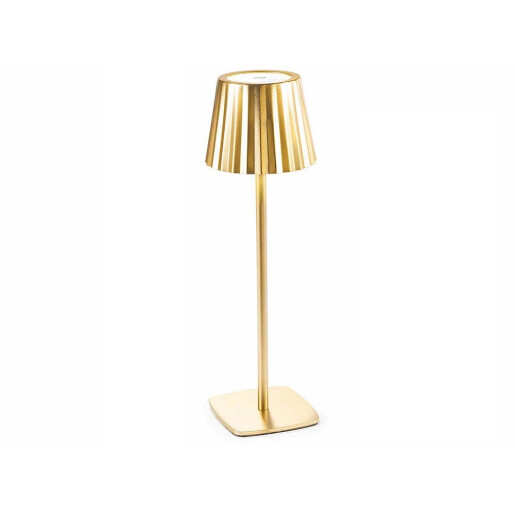 Veioza cu led fier auriu  Ø 11 cm x 37 H