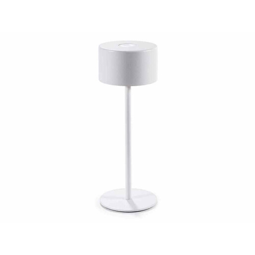 Veioza cu led fier alb Ø 9 cm x 25 H
